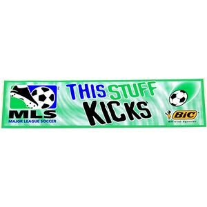 Major League Soccer 1997 11.5" x 3" Vinyl Bumper Sticker